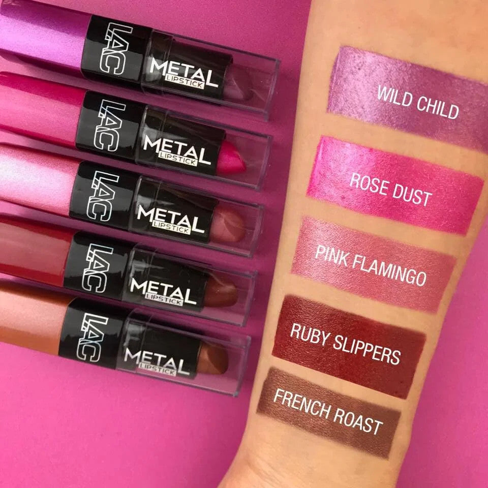 Metal Lipstick - Pixie Dust Metallic Lip Gloss, Long-Lasting & Moisturizing