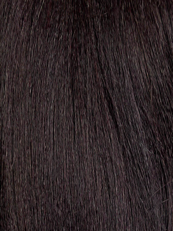 Synthetic Half Moon Wig - Deep Part, Sassy Style, Heat Resistant Fiber