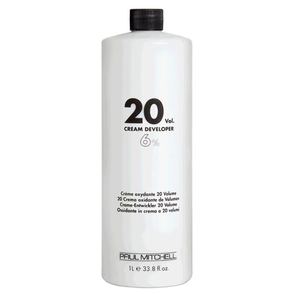 Hair Coloring Developer 20 Volume Cream 6% - 33.8 oz for Professional Hair Dye
