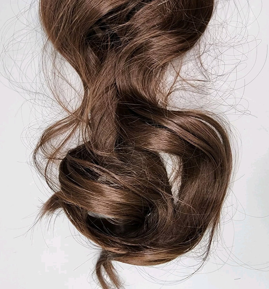 Lula Medium Brown Wavy Hair Extension 20 Inches - Premium Quality