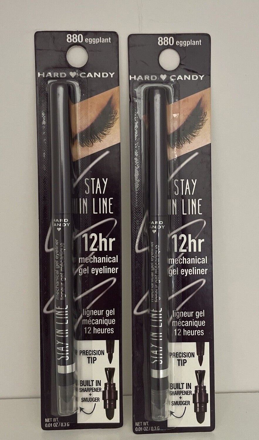 12HR Mechanical Gel Eyeliner - Eggplant Purple, Waterproof & Precise