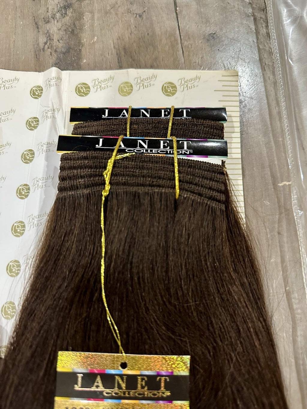 Human Hair Extension Janet Perm Yaky 12 Inches Color #4 - Natural Look