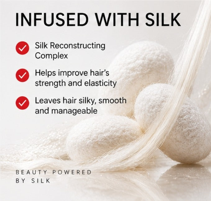 CHI Infra Silk Infusion Leave-In Hair Treatment - Strengthen & Shine - 12 Oz