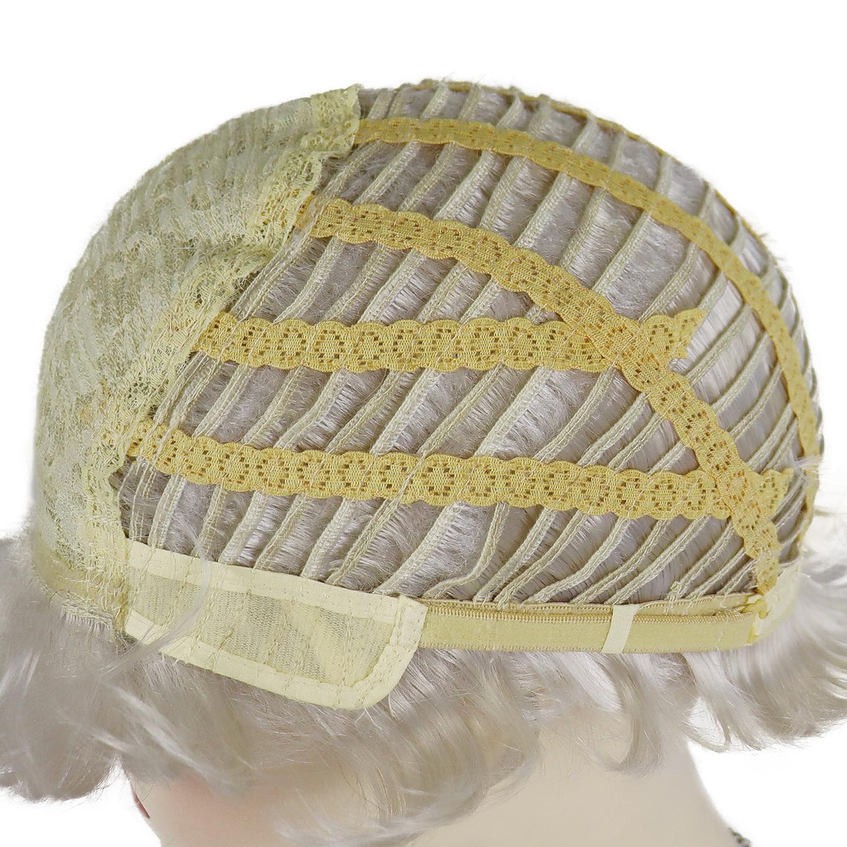 Platinum Blonde Curly Wig for Costume, Party & 100th Day of School Celebrations