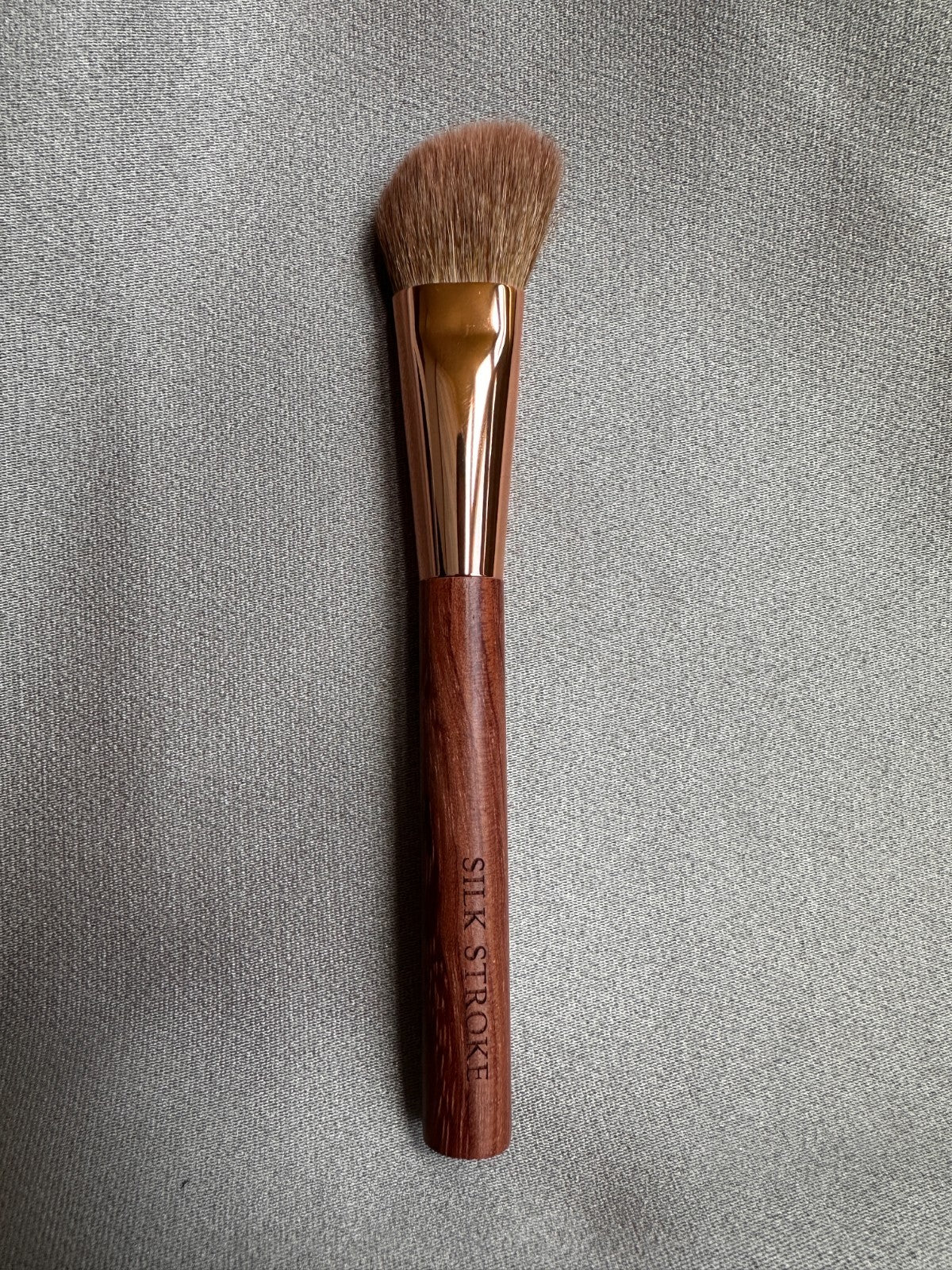 Contour Brush - Natural Goat Hair Face Brush for Blush, Bronzer & Powder