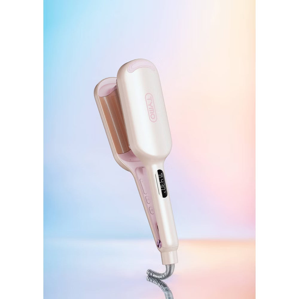 Hair Waver with Deep W-Shaped Design - Champagne Pink