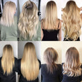Double Pull Hair Extensions 50g Virgin Human Hair Weft Long & Invisible Skin