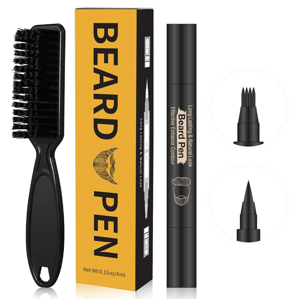 Waterproof Beard Pencil Filler for Men - Natural Look, Long Lasting, Easy to Use