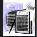 Lash Extension Kit with 144 Cluster Lashes and Tools for Eyelash Enhancement