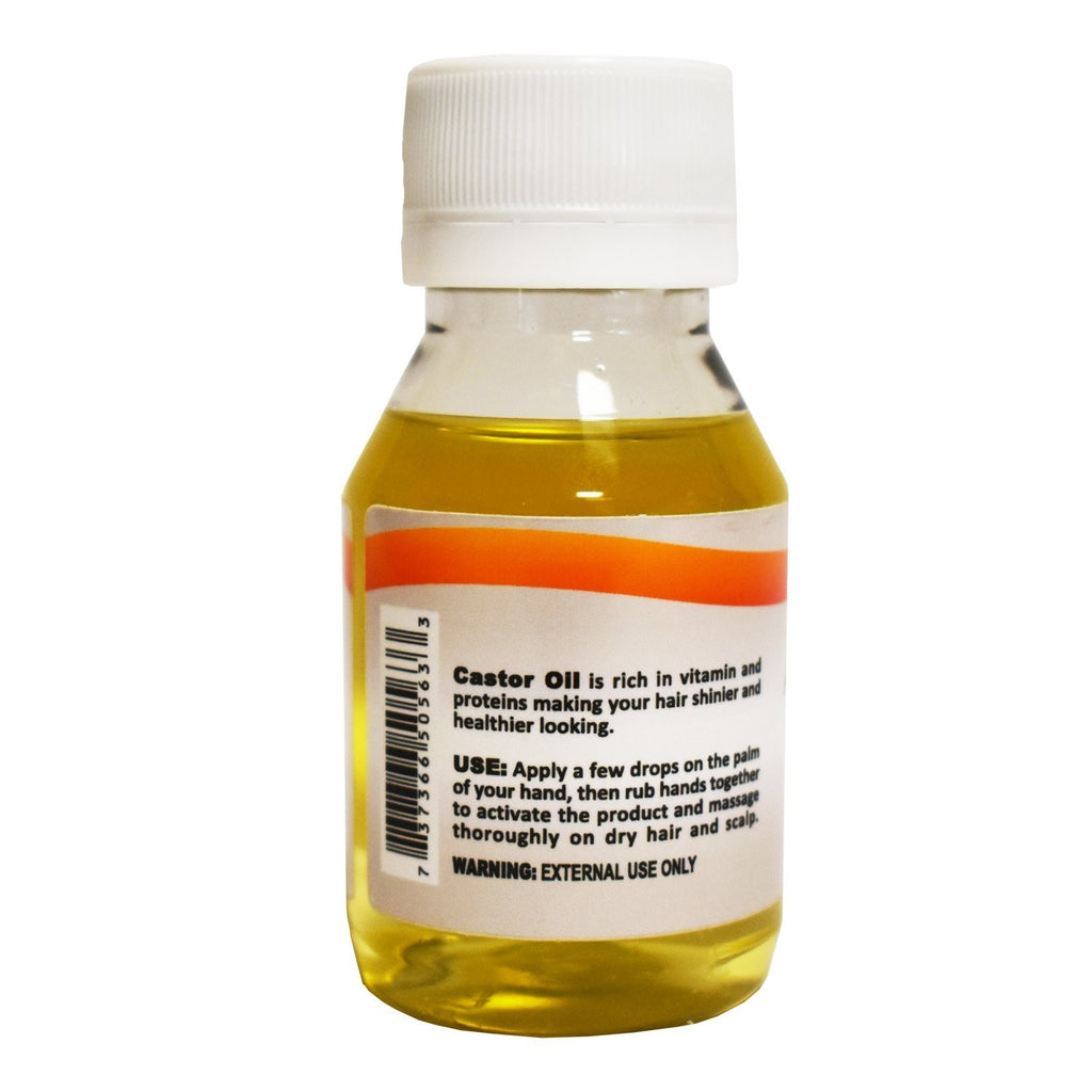 Castor Oil 2 Oz - Natural Hair and Skin Moisturizer