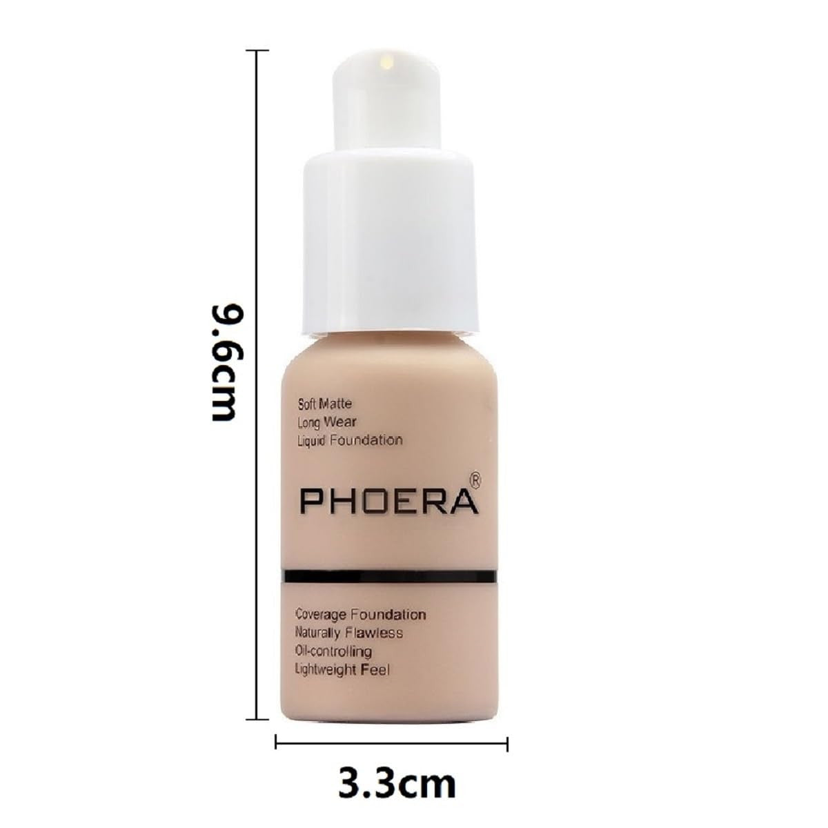 Phoera Foundation 2 Pack Long-Wear Liquid Foundation Matte Finish