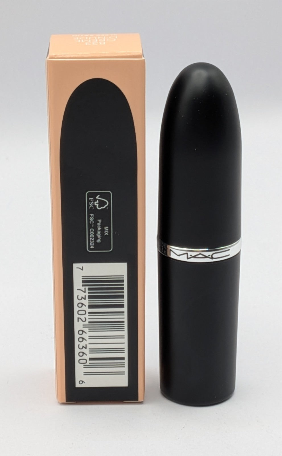 MAC Satin Lipstick 833 Creme D' Nude Full Size Lip Makeup