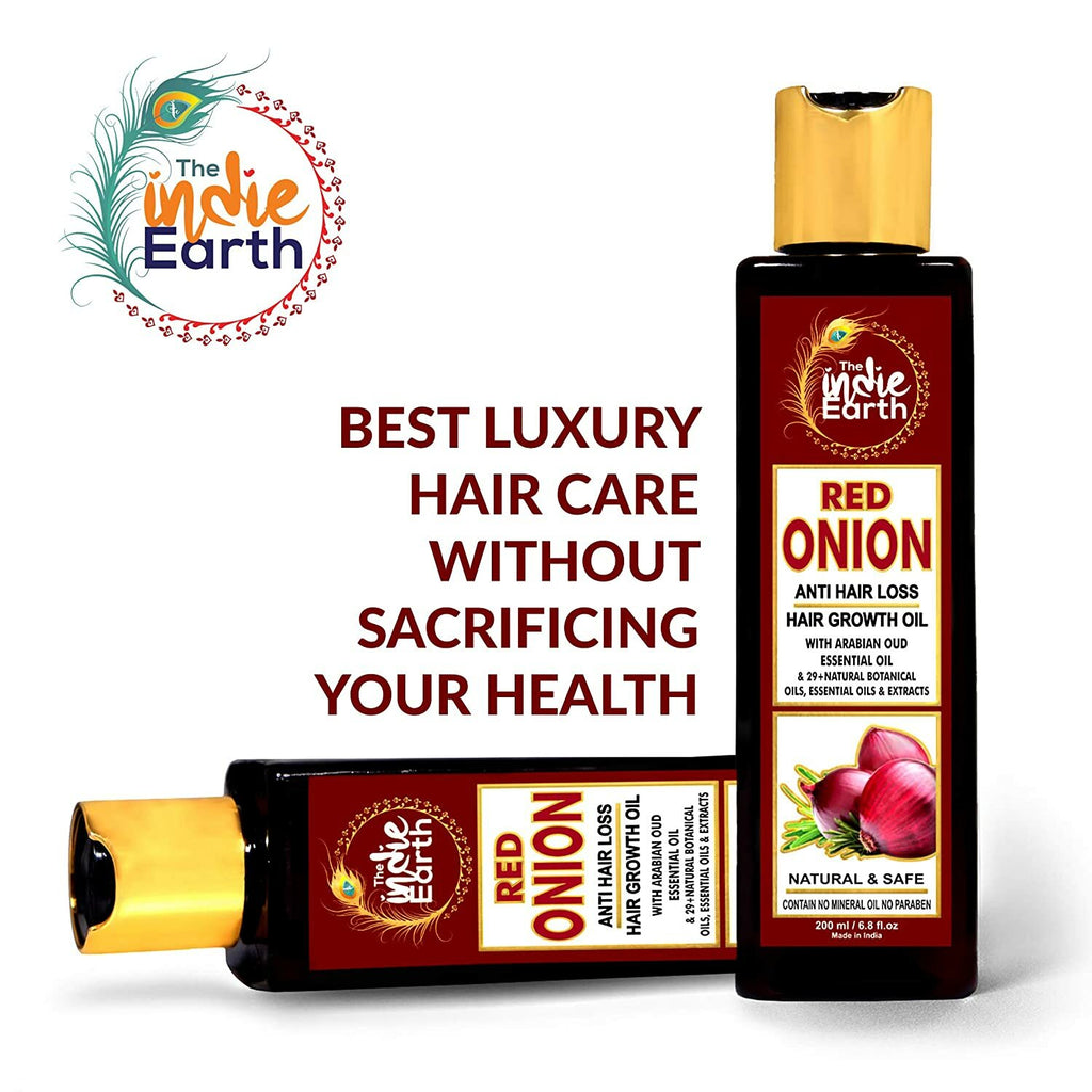 Red Onion Hair Oil for Hair Growth & Thinning Control - 200ml