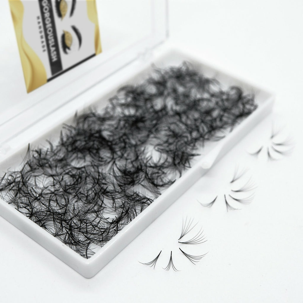 1000 Fans Premade Volume Eyelash Extensions - Handmade Lash Fans for Lash Artists