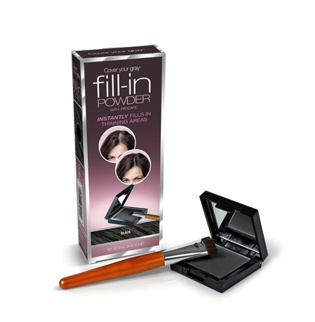 3-Pack Hair Concealer Powder for Thinning & Bald Spots - 8 Shades