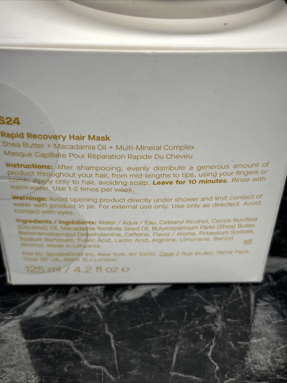Shea Butter Hair Mask - Rapid Recovery Deep Conditioning Treatment