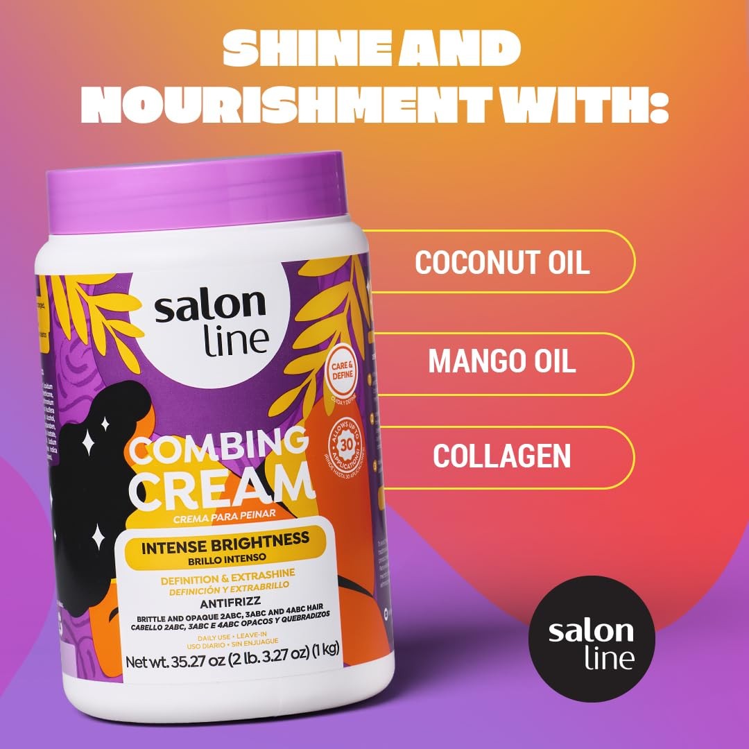 Maximum Shine Leave-In Hair Cream for Curly & Coily Hair - 35.27 Fl Oz