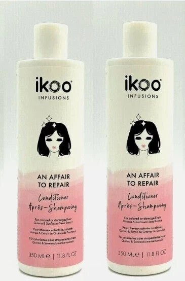 Ikoo Repair Conditioner for Dry Damaged Hair 11.8 oz 2 Pack