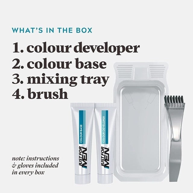 2 Pack Beard & Mustache Coloring Kit for Blonde - Gray Coverup, Easy Application