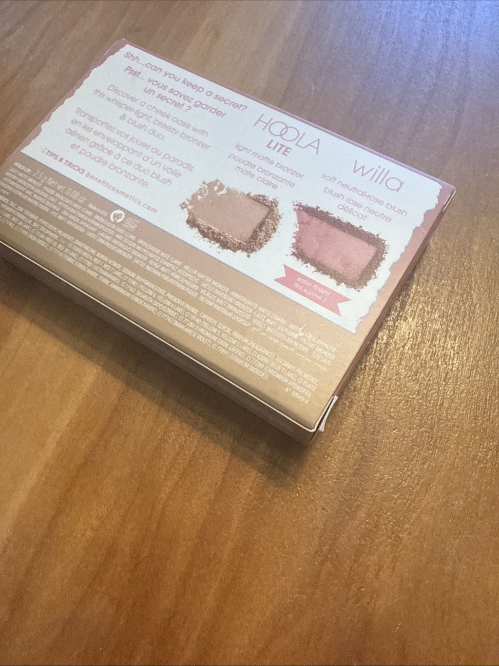 Benefit Hoola Lite Matte Bronzer & Willa Blush Duo