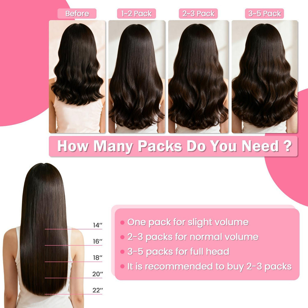 Highlight Chocolate Brown Caramel Blonde Tape-In Hair Extensions - Human Hair