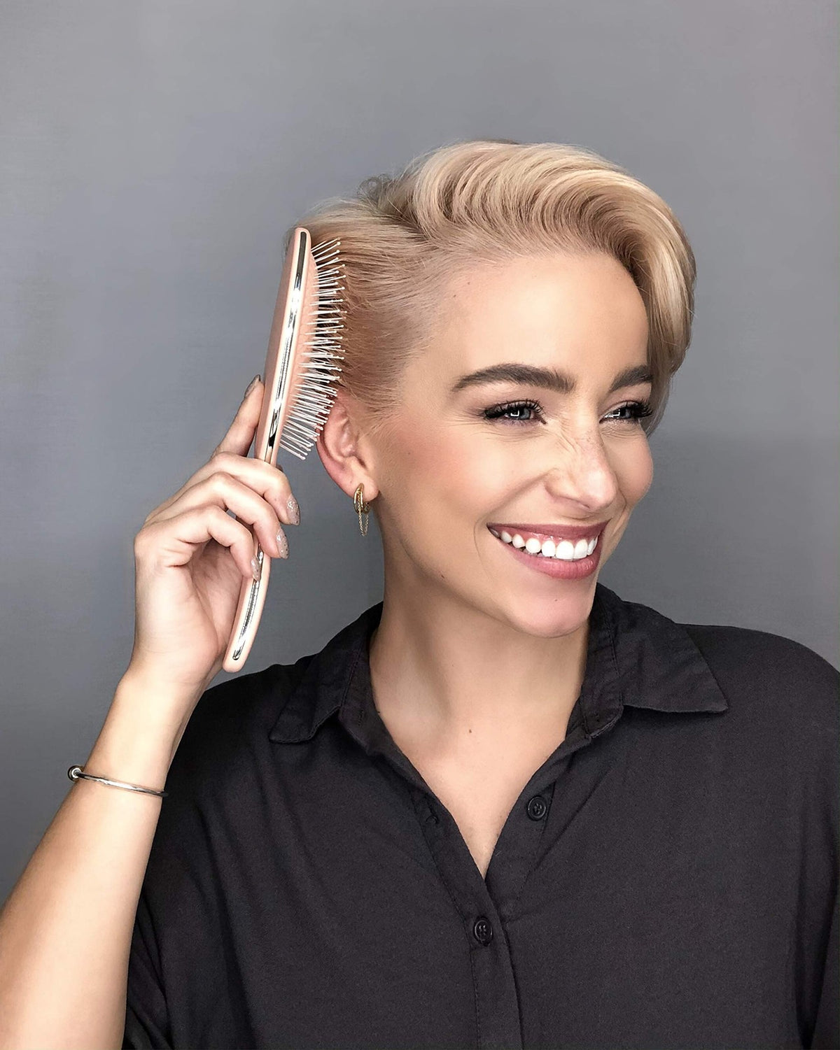 Detangling Hair Brush for Curly & Wet Hair - Tangle Free Styling Tool