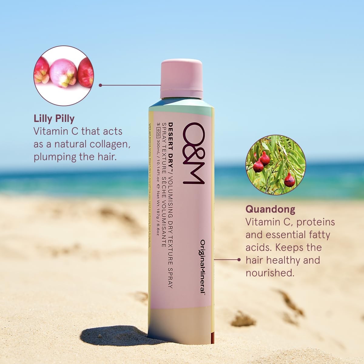 Volumizing Dry Texture Spray for Fine Hair - 300ml | Creates Lift & Fuller Style