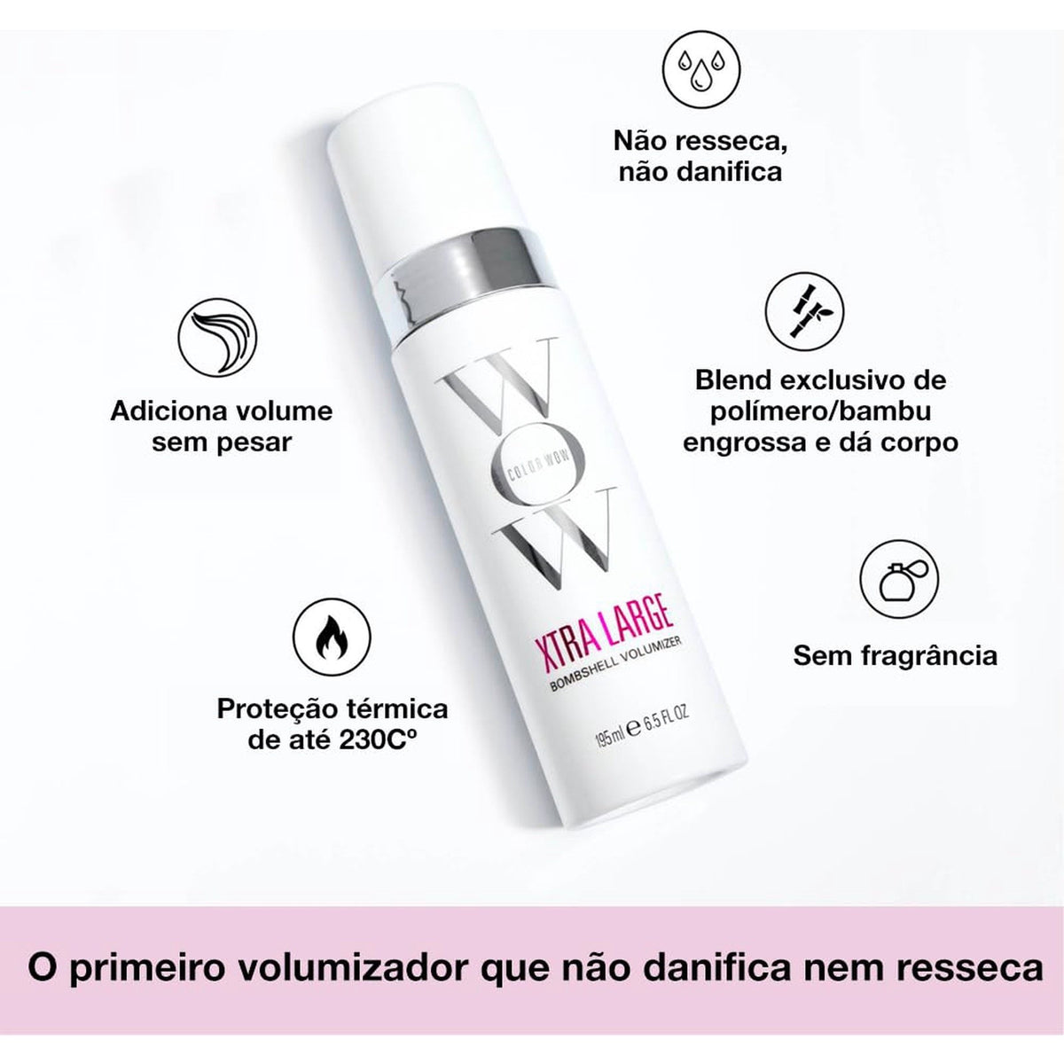 Volumizing Hair Foam - Large Volume & Healthy Hair - 6.5 oz