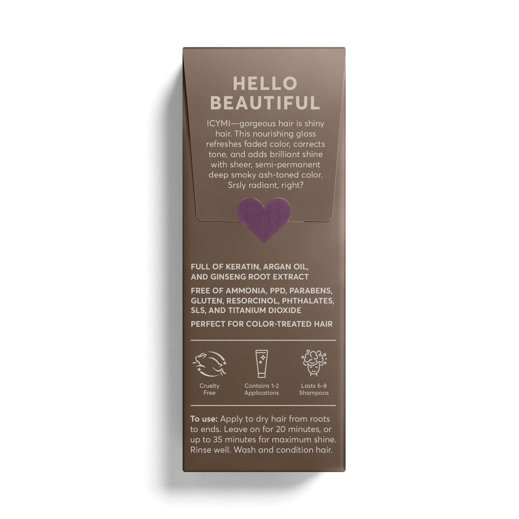 Hair Gloss for Brunette Hair - Color Reviving & Shine Enhancer, Espresso