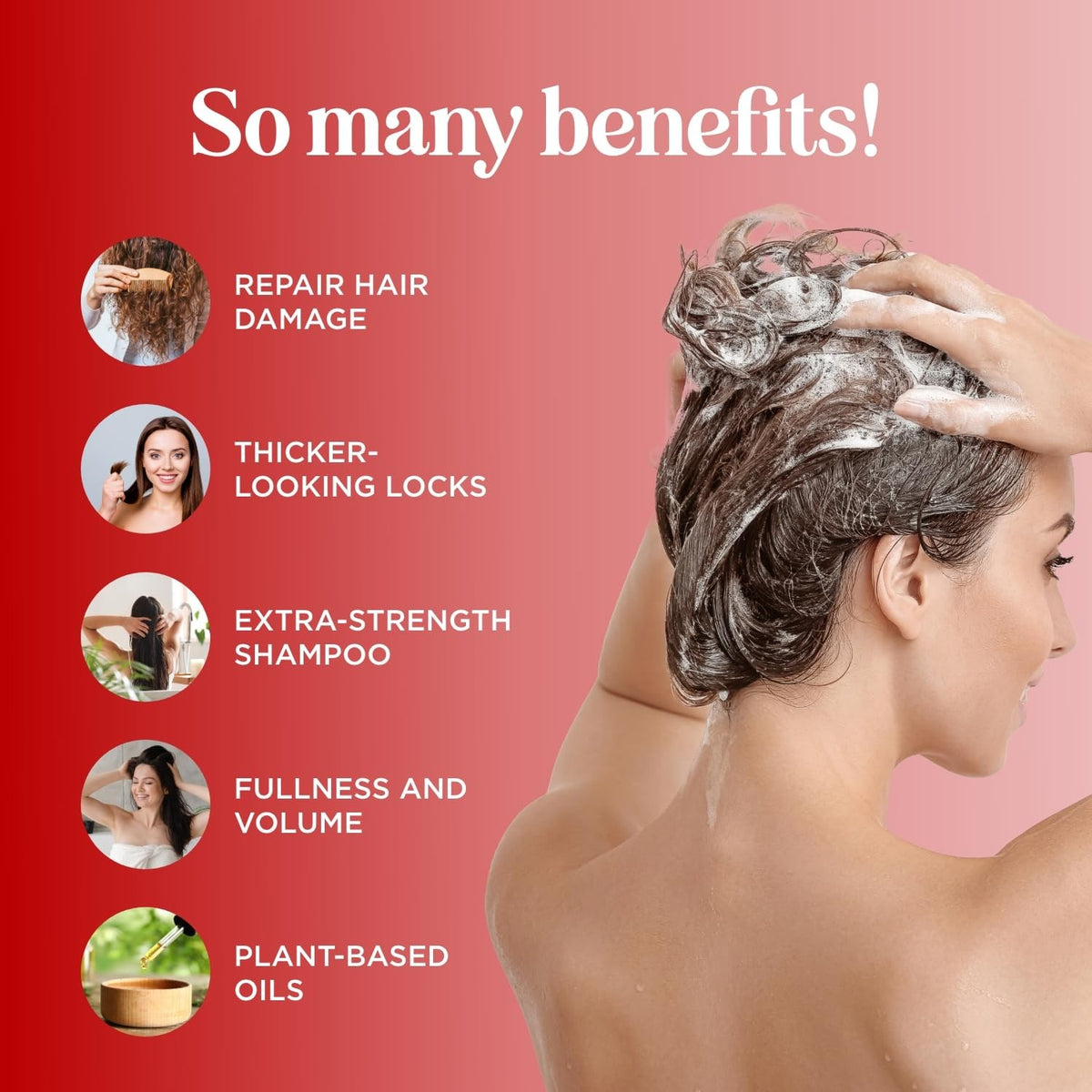 Biotin Shampoo for Thinning Hair - Extra Strength 16 Fl Oz