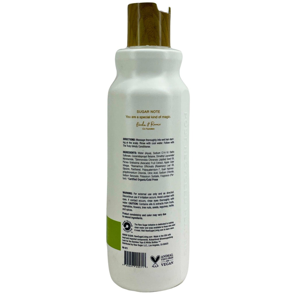 Raw Sugar Truly Unruly Shampoo for Curly Hair 18 Oz - 6 Pack