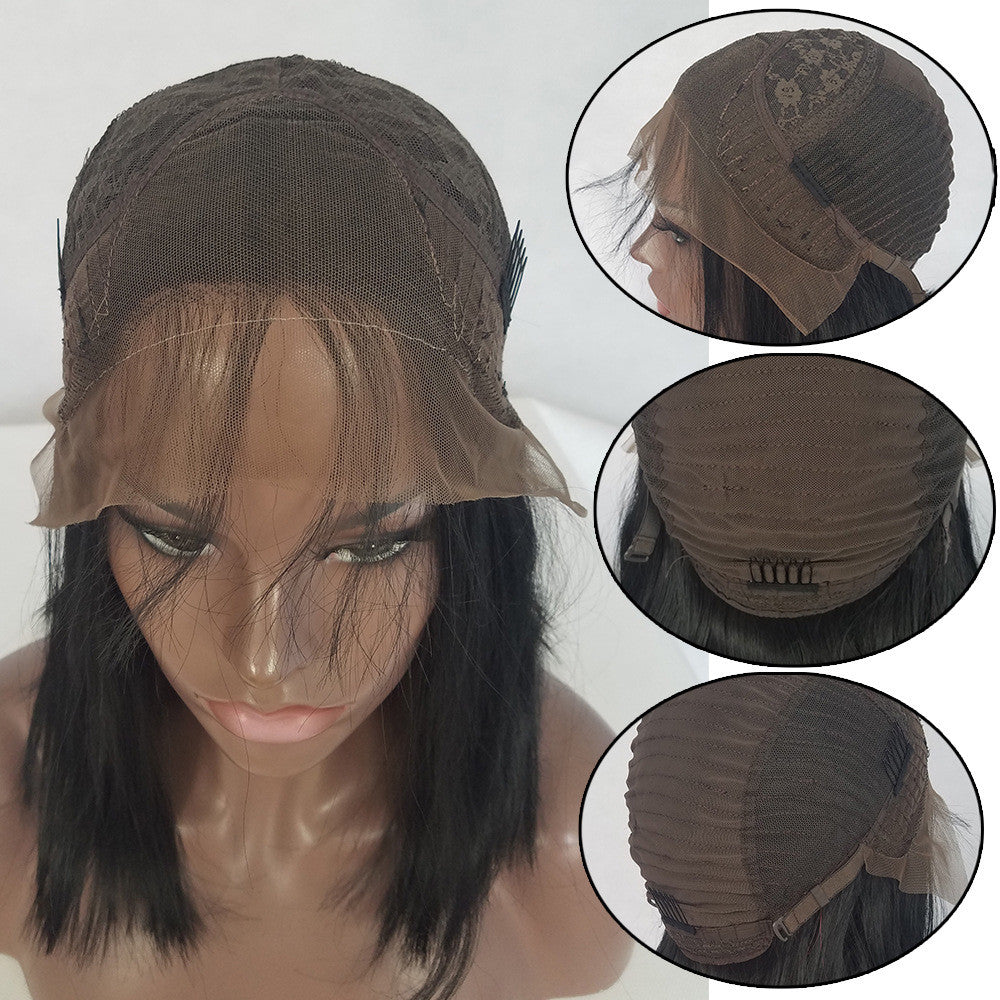 Women's Heat Resistant Synthetic Lace Front Wigs - Long Wavy Hair, 180% Density