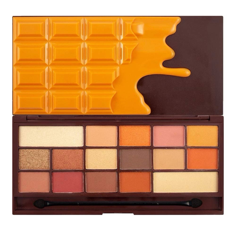 Chocolate Orange Eyeshadow Palette - 16 Color Makeup Pigments