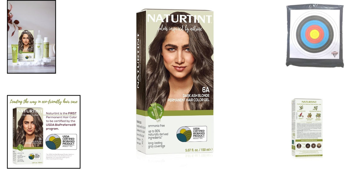 Dark Ash Blonde Permanent Hair Color - Ammonia-Free & Long-Lasting