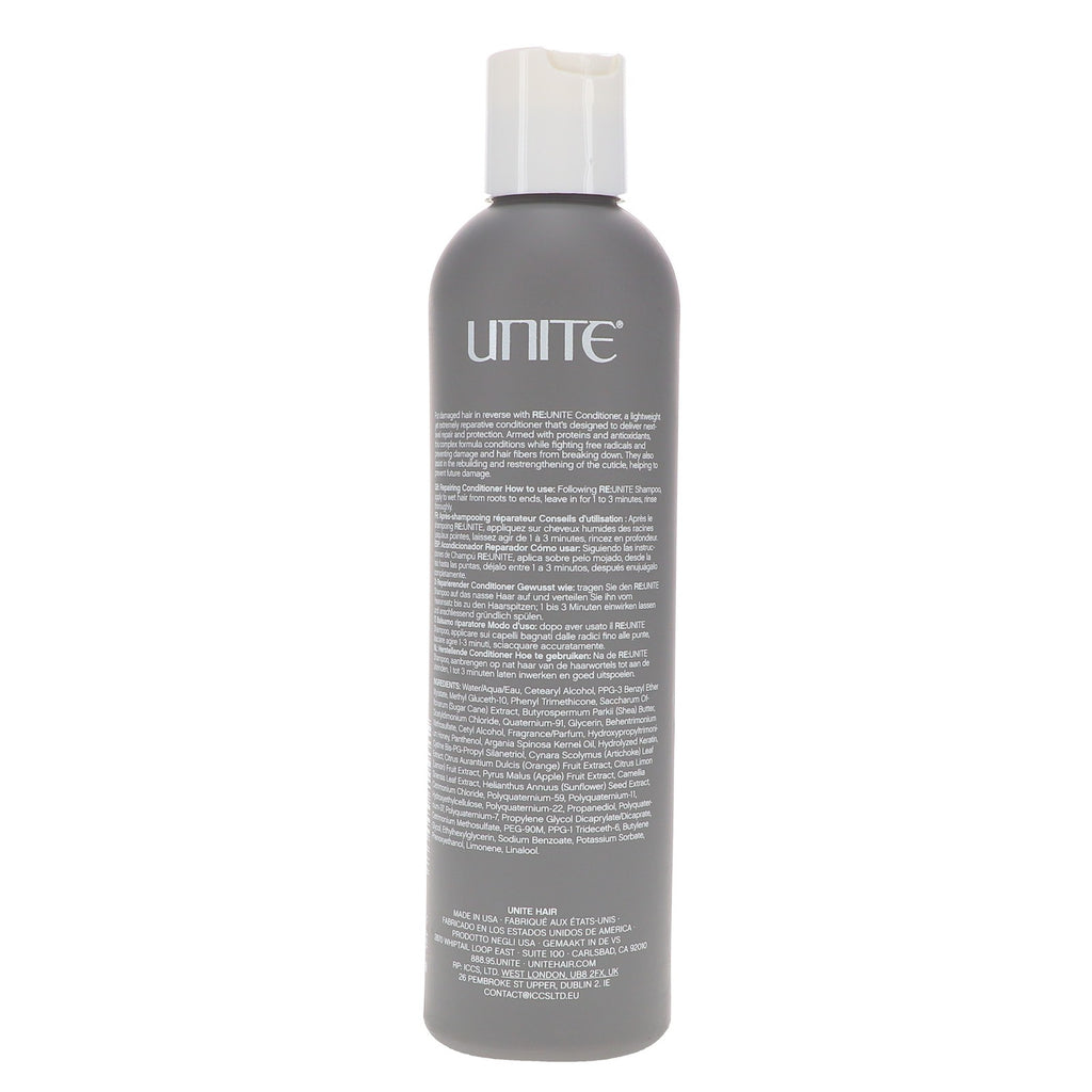 Unite Hair Re:Unite Conditioner 8 oz for Damaged Hair Repair and Hydration