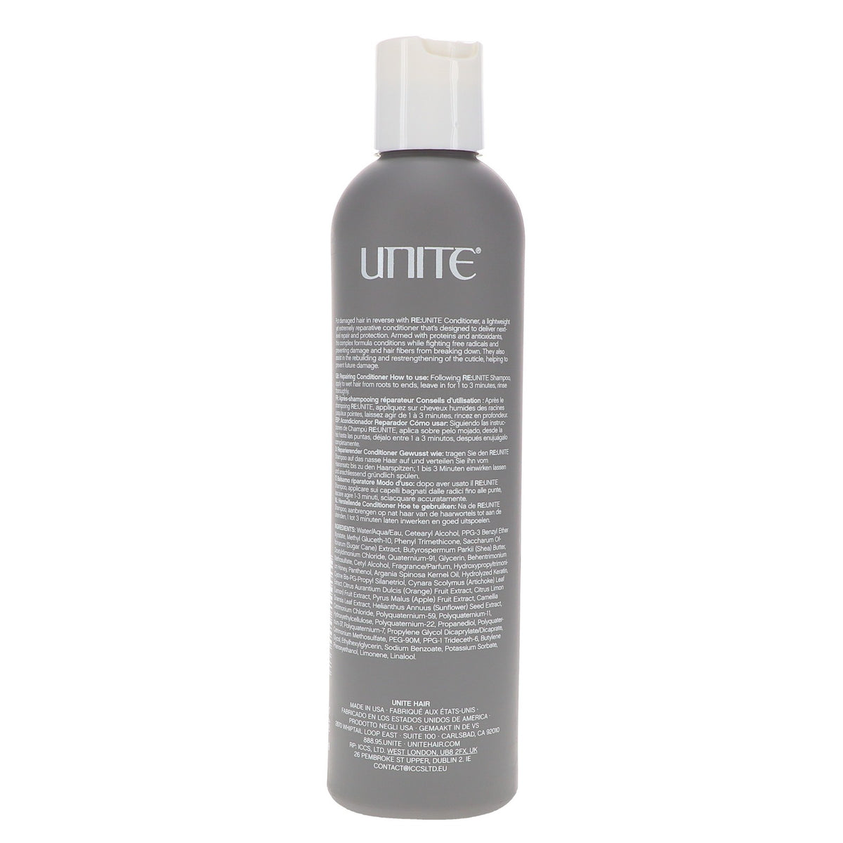 Unite Hair Re:Unite Conditioner 8 oz for Damaged Hair Repair and Hydration