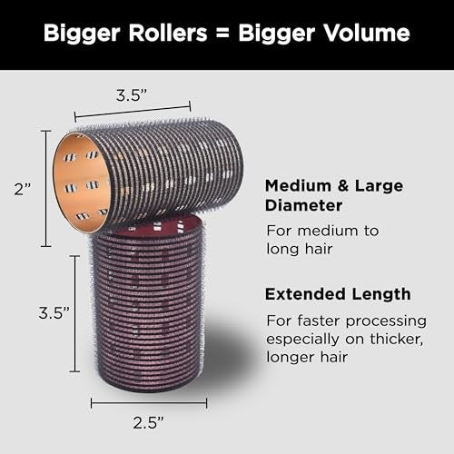 Professional Aluminum Hair Rollers Set for Volume & Waves - Ionic Technology