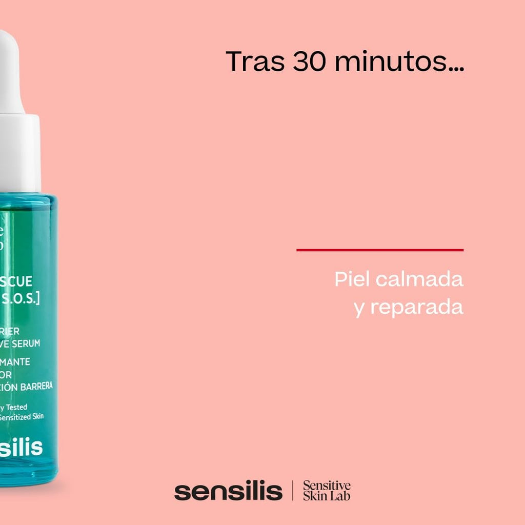 Sensilis Skin Rescue Serum SOS 30ml Soothing Face Treatment for Sensitive Skin