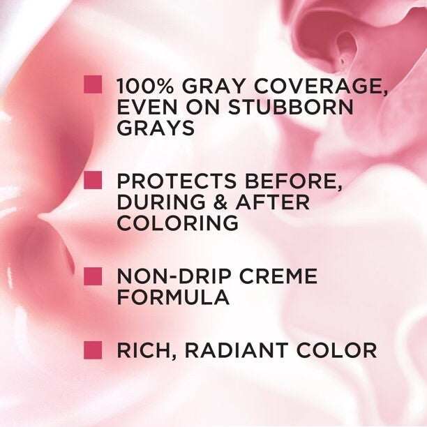 Permanent Hair Color Kit Dark Brown 4 - Gray Coverage & Long-Lasting Shine