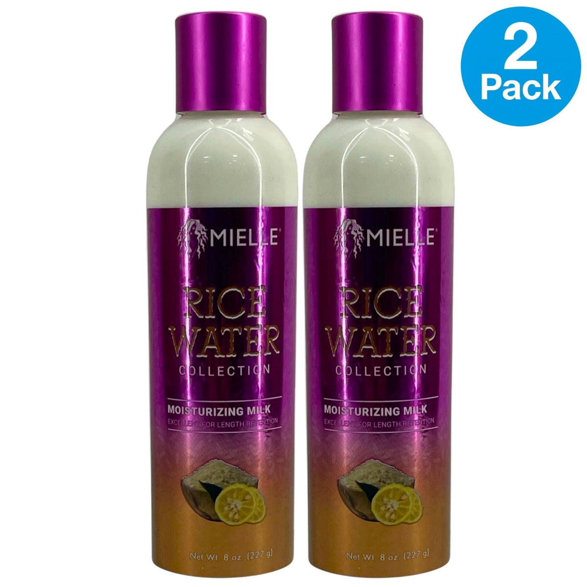 Moisturizing Hair Leave-In Milk for Length Retention - 2 Pack