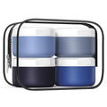 Travel 4 Pack 2oz Silicone Cream Jars - Leakproof TSA Containers