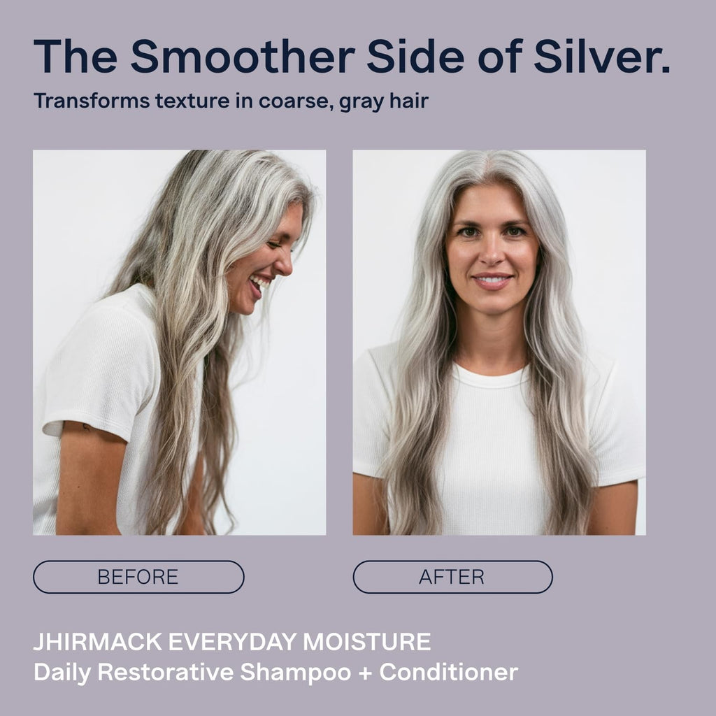 Gray Hair Moisture Shampoo & Conditioner Set - Sulfate-Free, 12 Oz