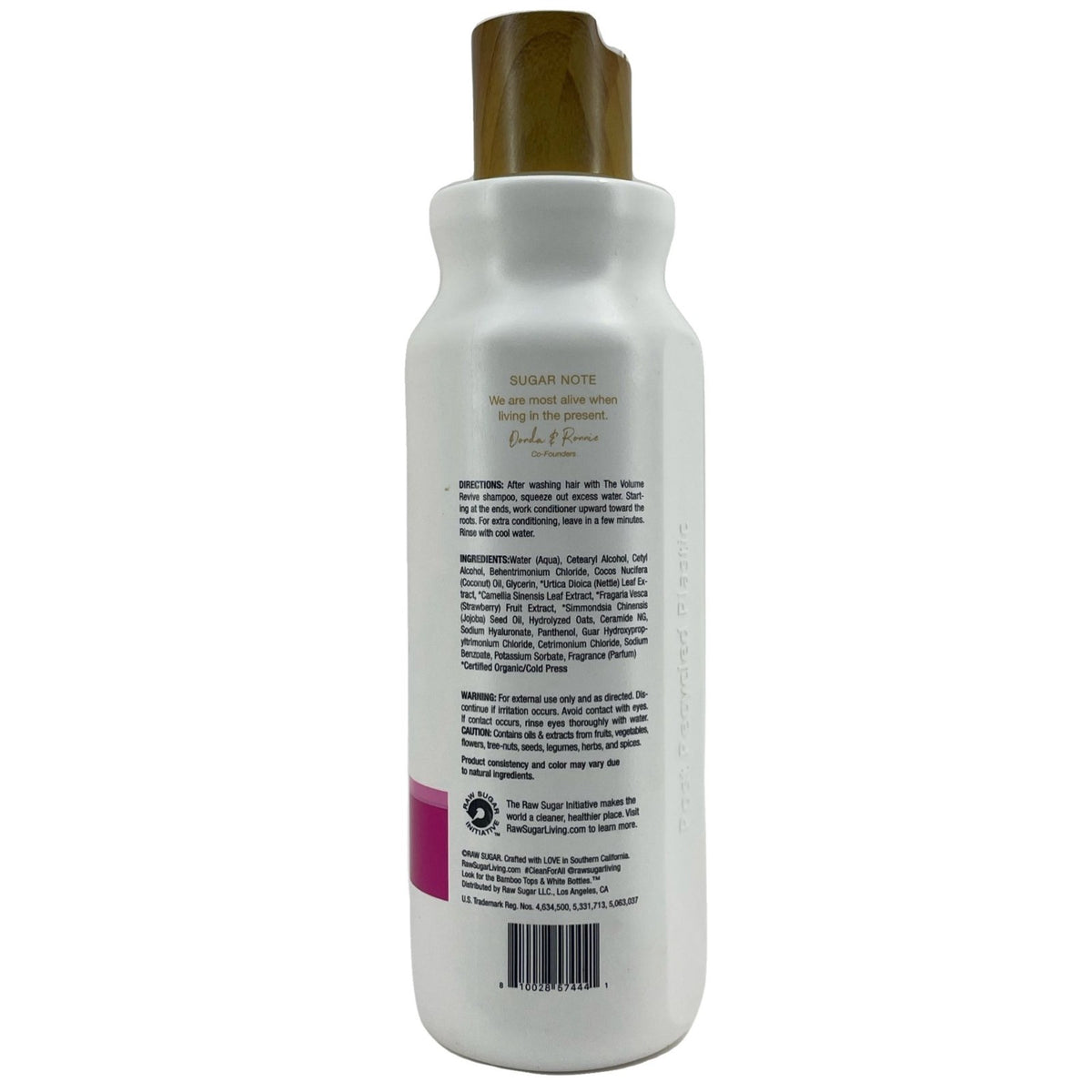 Raw Sugar Volume Revive Conditioner 3-Pack - Boost Hair Volume & Shine