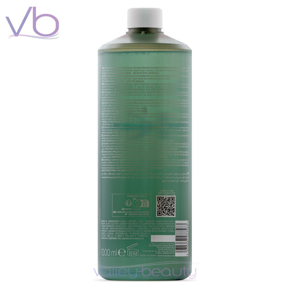 Men's Purifying Shampoo for Thinning Hair - Fortifying & Strengthening