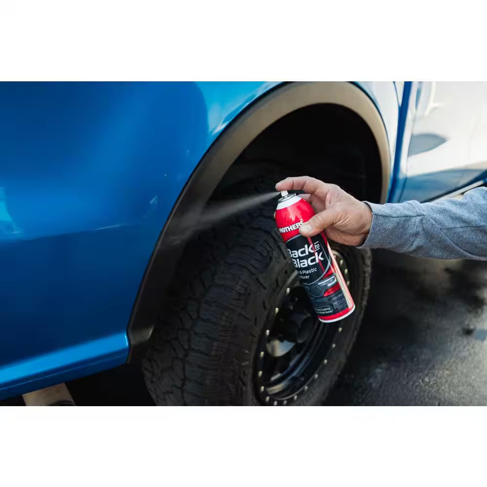 10 Oz. Back-To-Black Trim and Plastic Restorer Spray - Long-Lasting Exterior Protection