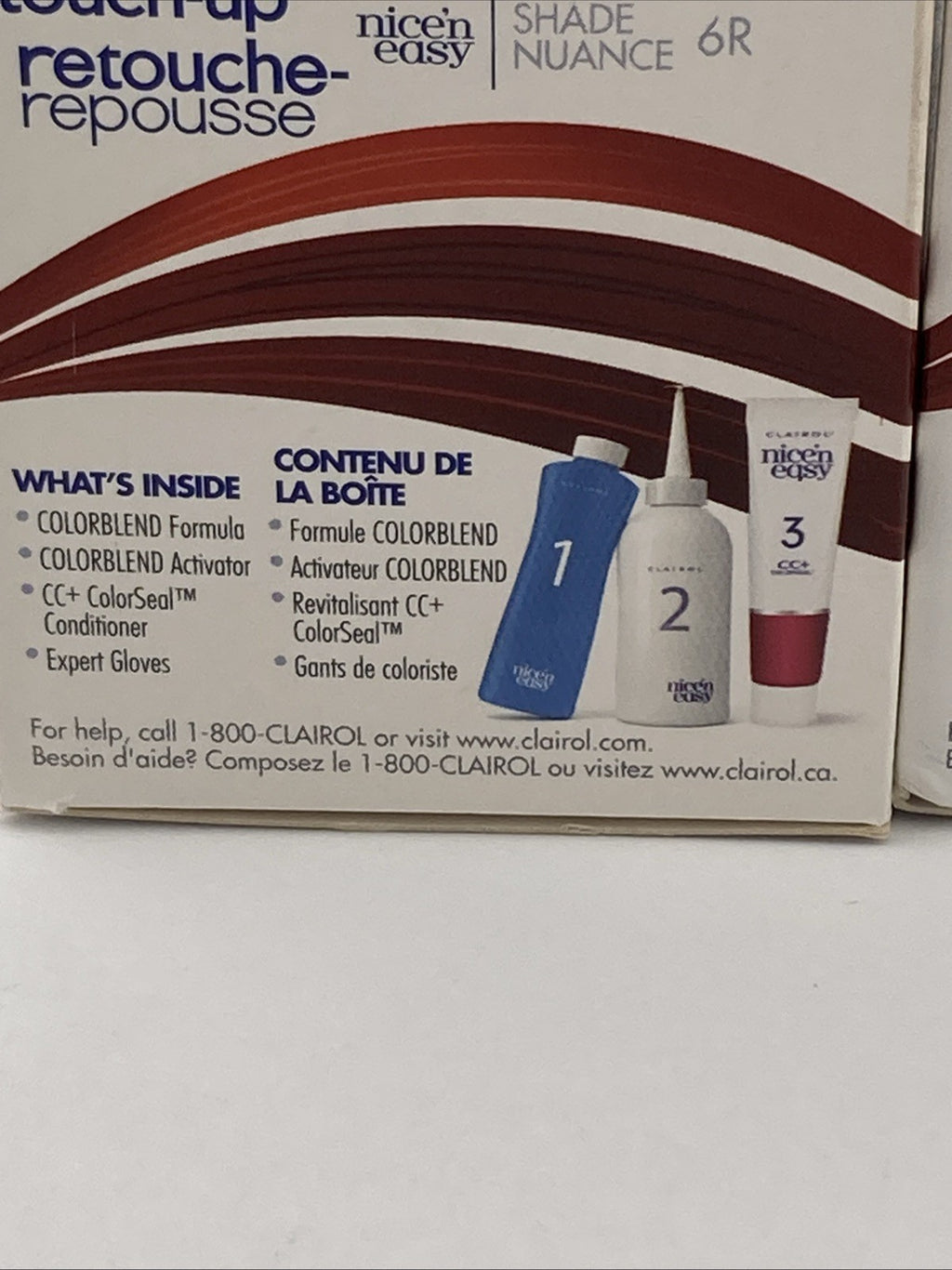 Clairol Born Red 6R/110 Natural Light Auburn Hair Dye - 2 Boxes