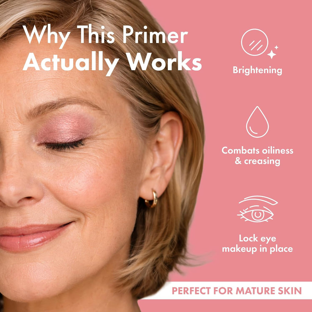 Eye Primer for Oily Lids - Long-Lasting Matte Base & Crease-Free Wear