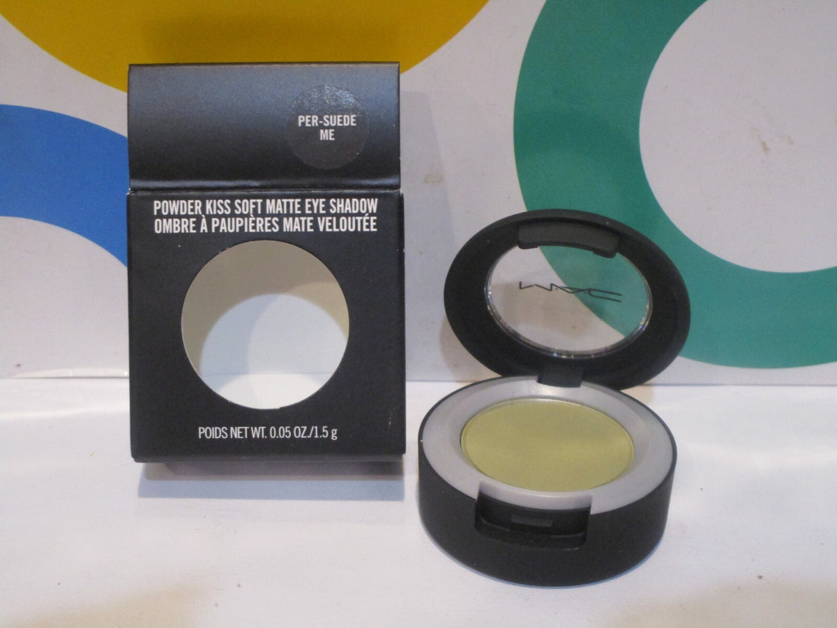 MAC Powder Kiss Soft Matte Eye Shadow, Per-Suede Me - 0.05 oz