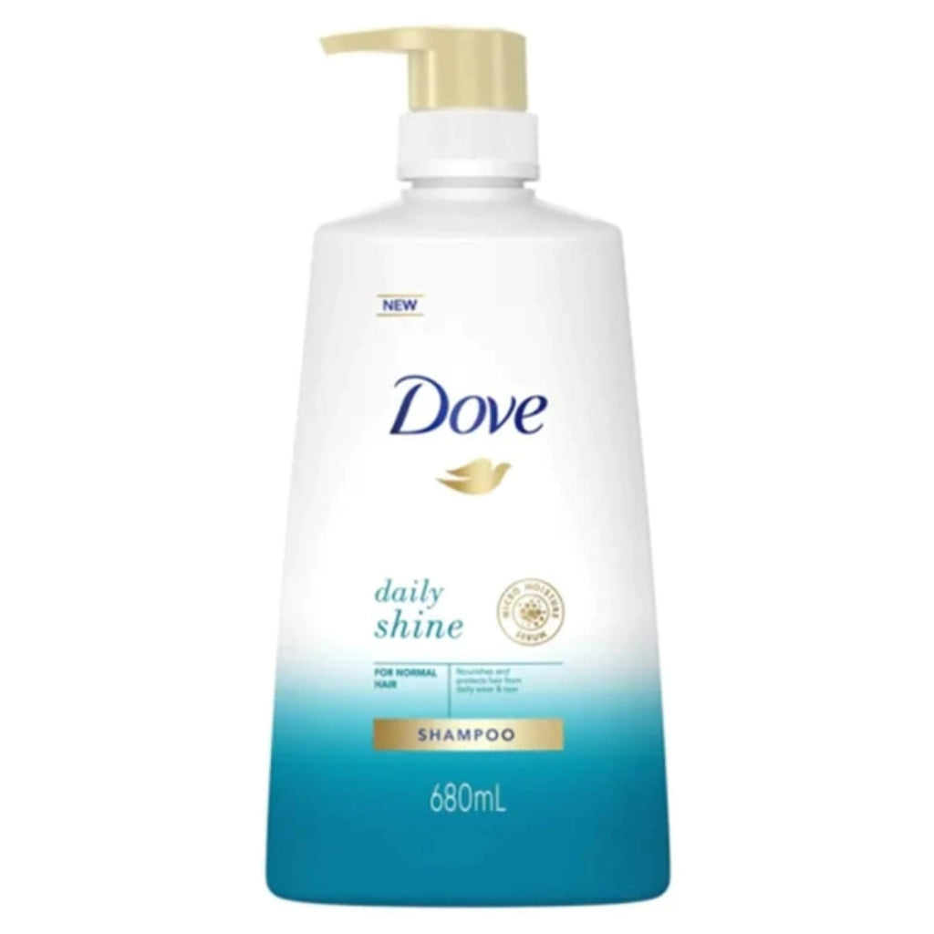 Dove Daily Shine Shampoo for Dull Hair 23oz Pack of 3 - Nourishing Micro Moisture Serum