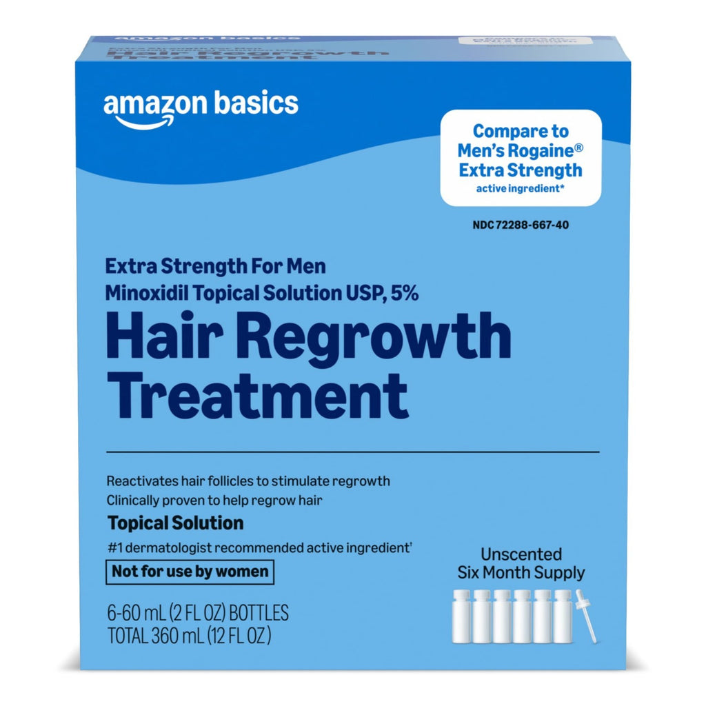 Men's 5% Minoxidil Hair Regrowth Treatment - 12 oz Topical Solution